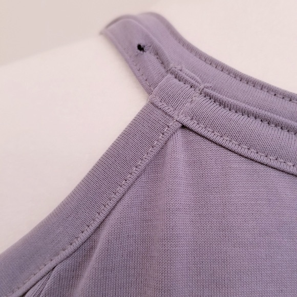 SOCIALITE Cutout Shoulder, Short Sleeve Dress, Purple - Picture 4 of 6